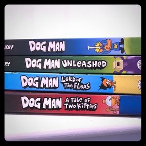 Set of 4 DogMan Hardcover Books